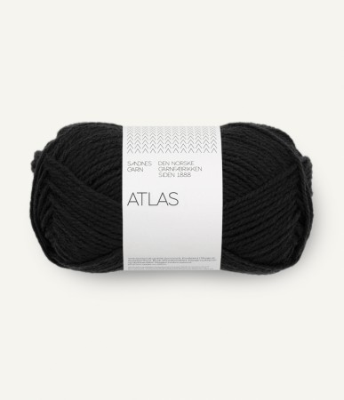 Sandnes Garn Atlas Svart 1099