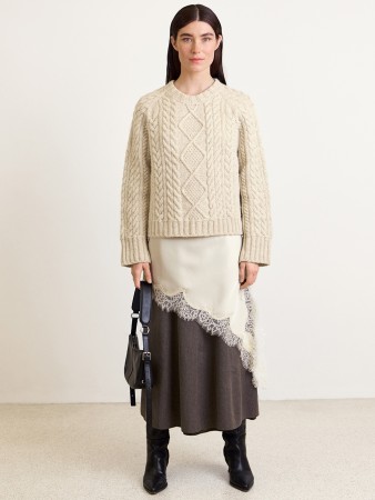 2602-8 Loom Sweater Atlas Naturmelert