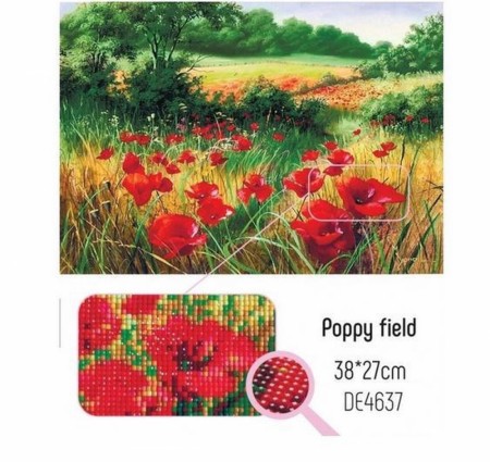 Diamond Painting Poppy Field DE4637 