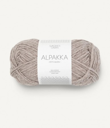 Sandnes Garn Alpakka Gråbeige melert 2650