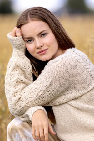 Hillesvåg Osp Cardigan Sol Ecru