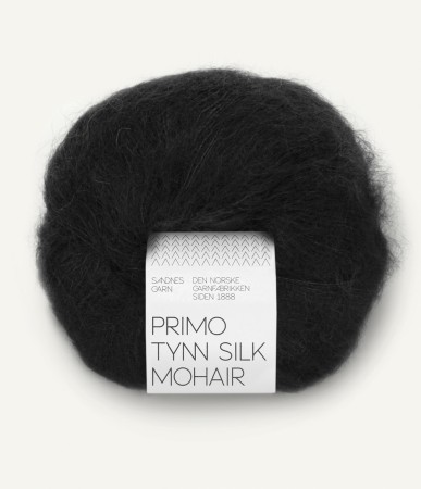 Primo Tynn Silk Mohair Svart 1099