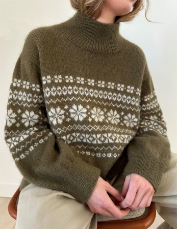 LeKnit Harriet sweater Tynn Peer Gynt og Tynn silk mohair 