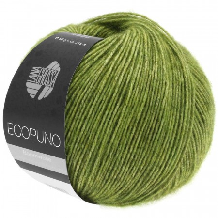 Lana Grossa Eco puno eplegrønn 002