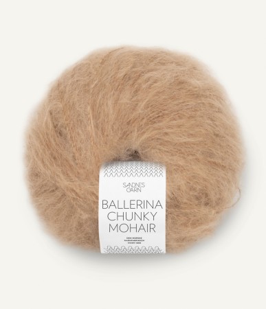 BALLERINA CHUNKY MOHAIR CAMEL 3031