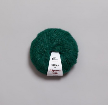 Alpaca Silk Mørk grønn - 0961