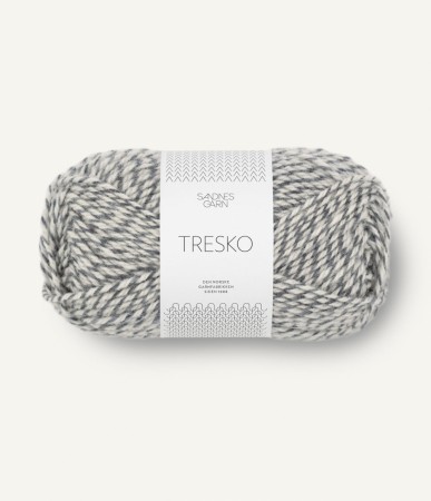 TRESKO Grå/hvit 1022