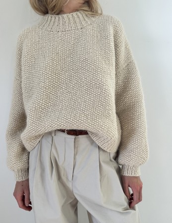 Perle Sweater Kos og Tynn Silk Mohair LeKnit