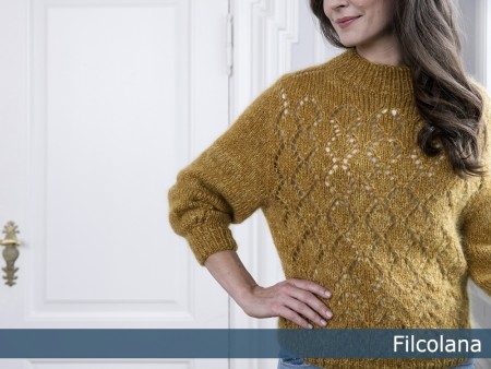 Ella Sweater Arwetta og Tilia Filcolana Strikkepakke