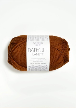 Sandnes Garn Babyull Lanett Rust brun 2755
