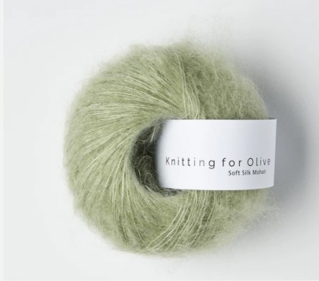 Knitting for Olive Soft Silk Mohair - Dusty artichoke Støvet Artiskok