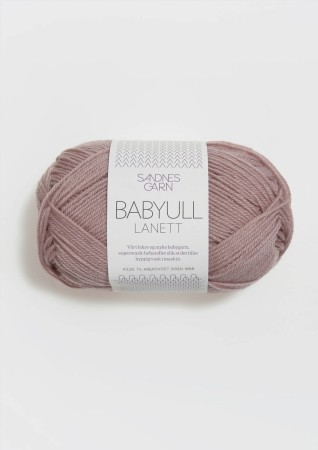 Sandnes Garn Babyull Lanett Lys Dus Lilla 4321