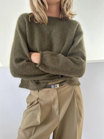 LeKnit Plain Yoke Blouse (oppskrift)