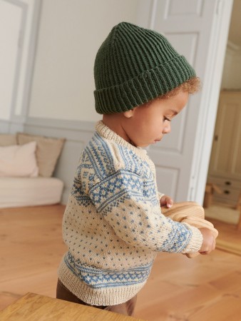 2512-5 Beanie baby (oppskrift) lue