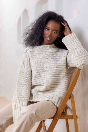 Hillesvåg Holly genser LUNA lys beigemelert