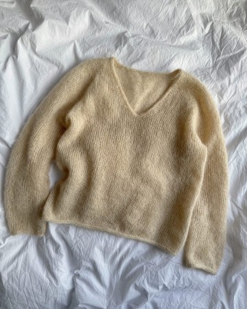 Cumulus bluse Tynn Silk Mohair Mandel