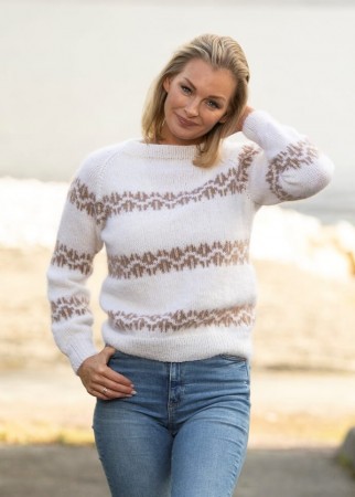 2213-7 Oleandagenser Trend Merino Petite og Kidsilk Strikkepakke