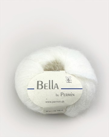 Bella Mohair 201 hvit
