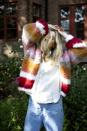 CP-70 Adrianne jakke | Fnugg | Strikkepakke Camilla Pihl