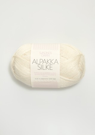 Sandnes Garn Alpakka Silke Hvit 1002