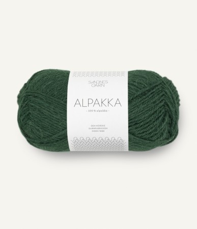 Sandnes Garn Alpakka Dyp skoggrønn 8581