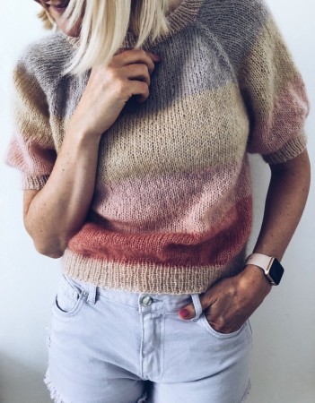 Sorbet Bluse | Oppskrift | MilleFryd Knitwear