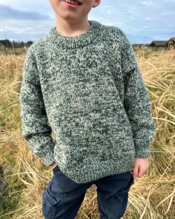 Melange Sweater Junior (oppskrift) Papir PetiteKnit