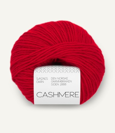 Sandnes Garn Cashmere True red 4219