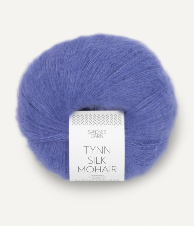 TYNN SILK MOHAIR BLÅ IRIS 5535