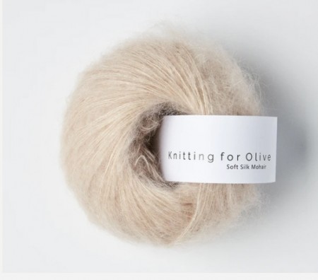 Knitting for Olive Soft Silk Mohair - Pudderrosa Soft Rose