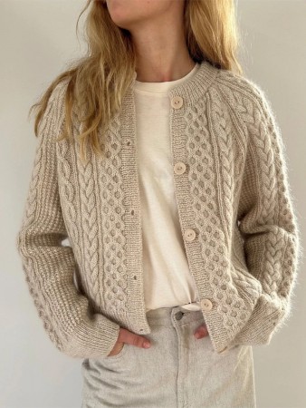 LeKnit Cara Cardigan (Oppskrift) papir