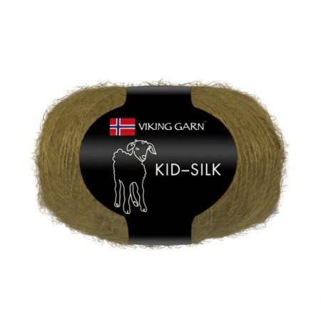 Viking Garn Kidsilk 333 Oliven