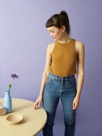 342-1 Agathe topp | Petunia Villhonning | Strikkepakke Witre Design | Rauma Garn