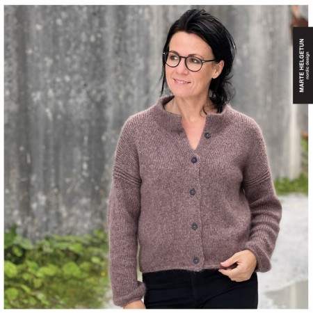 Marte Helgetun Cool Classic Cardigan Luftig + Lett Leire