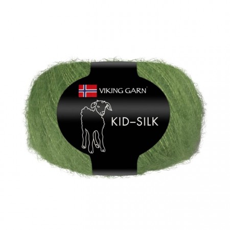 Viking Garn Kidsilk 332 grønn