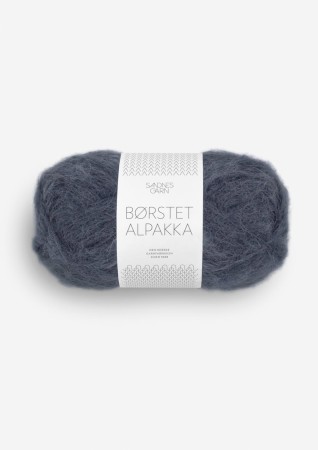 SANDNES GARN BØRSTET ALPAKKA MIDNATT 6070
