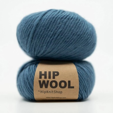 Hip Wool Blue Waves