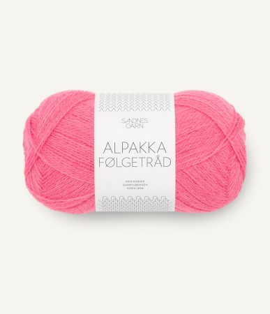 ALPAKKA FØLGETRÅD BUBBLEGUM PINK 4315