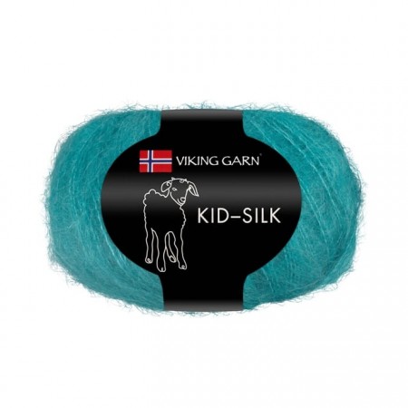 Viking Garn Kidsilk 329 Turkis