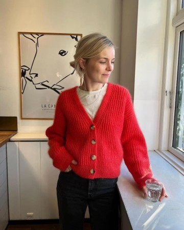 Agnete Cardigan (oppskrift) papir PetiteKnit