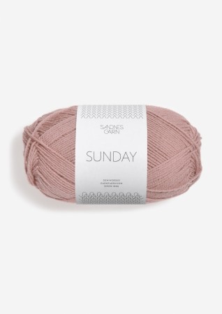 Sandnes Garn SUNDAY STØVET ROSE 4332