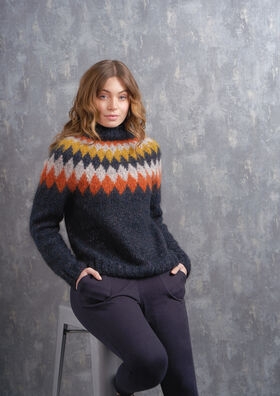Whisk Sweater Oppskrift Rowan Tweed Haze