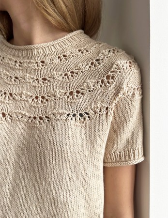 Leknit Noomi Tee (oppskrift) papir