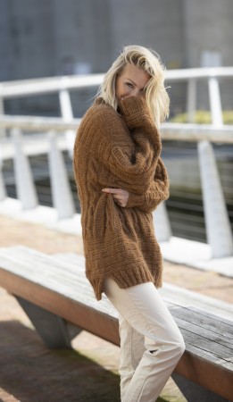 2226-1 Skylar genser Kobber Alpaca Bris