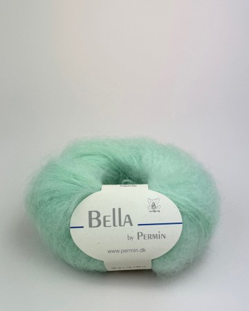 Bella mohair myntesorbet 105