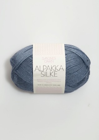 Sandnes Garn Alpakka Silke Jeansblå 6052