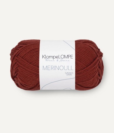 KLOMPELOMPE MERINOULL RUST 3355