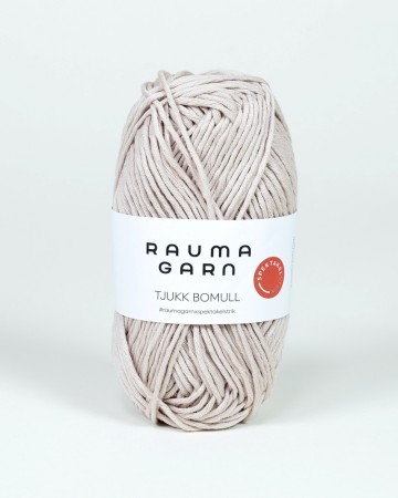 220 Lys beige Tjukk bomull 
