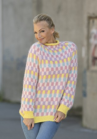 2227-1 Ember genser Alpaca Bris Strikkepakke