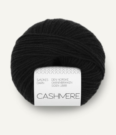 Sandnes Garn Cashmere Black 1099